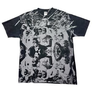 Vintage THE USED T-Shirt Size LARGE Band Tee AOP Bert McCracken RARE "THE USED"